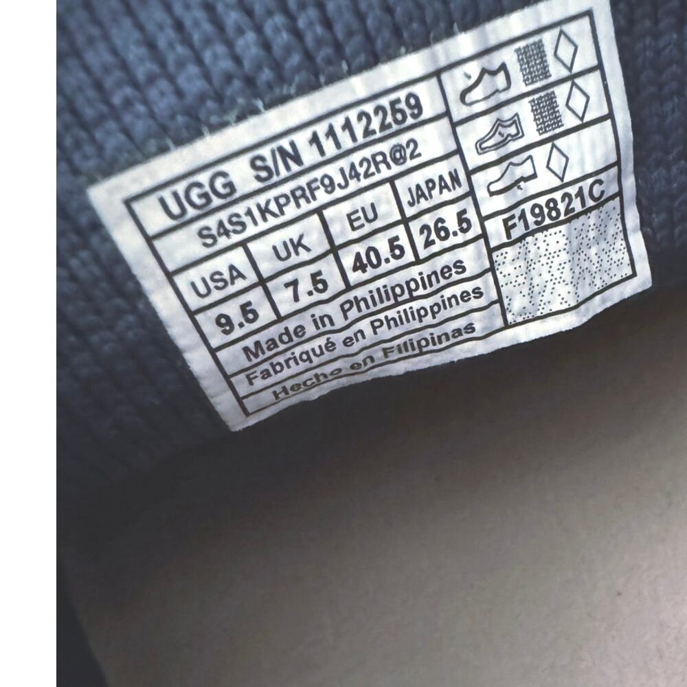 UGG Women’s Sammy Slip-On Navy Rib-Knit Sneakers Shoes Size 9.5 M - Picture 10 of 10